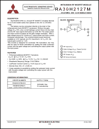 Click here to download RA30H2127 Datasheet