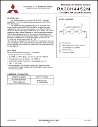Click here to download RA30H4452M-01 Datasheet