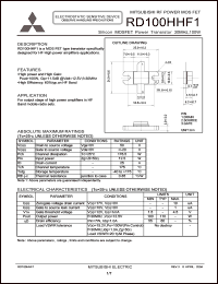 Click here to download RD100HHF1 Datasheet