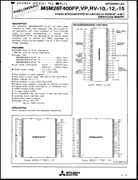 Click here to download M5M28F400VP15 Datasheet