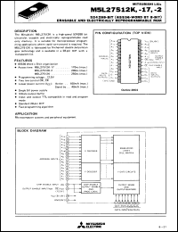Click here to download M5L27512K-I Datasheet