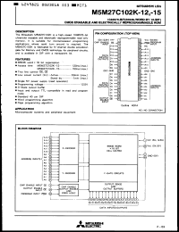 Click here to download M5M27C102VP Datasheet