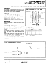 Click here to download M74HC540FP Datasheet