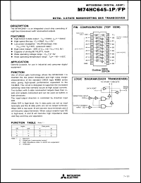 Click here to download M74HC645P Datasheet