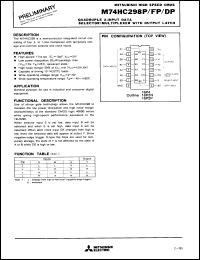 Click here to download M74HC298DP Datasheet