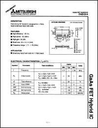 Click here to download FA01314-01 Datasheet