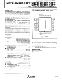 Click here to download M37410M6XXXFP Datasheet