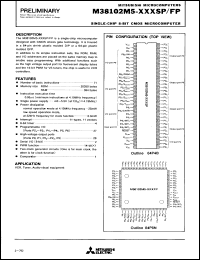 Click here to download M38102M5XXXFP Datasheet