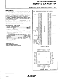 Click here to download M50745PGYS Datasheet