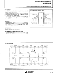 Click here to download M5204P Datasheet