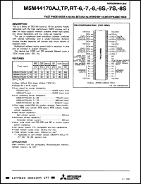 Click here to download M5M44170AL6 Datasheet