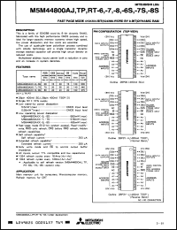 Click here to download M5M44800ATP6 Datasheet