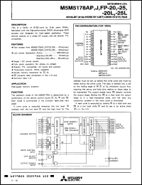 Click here to download M5M5178AFP20 Datasheet