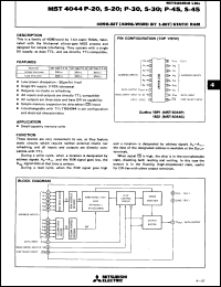 Click here to download M5T4044P30 Datasheet