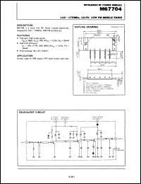 Click here to download M67704 Datasheet