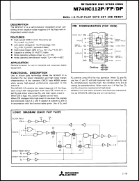 Click here to download M74HC112DP Datasheet