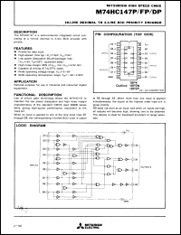 Click here to download M74HC147P Datasheet