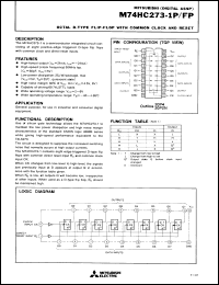 Click here to download M74HC273-1FP Datasheet