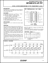 Click here to download M74HC373-1FP Datasheet