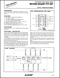 Click here to download M74HC4022P Datasheet