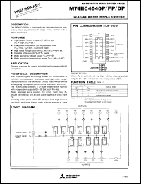 Click here to download M74HC4040DP Datasheet