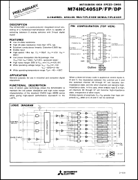 Click here to download M74HC4051FP Datasheet