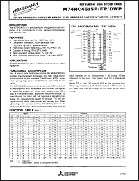 Click here to download M74HC4515P Datasheet