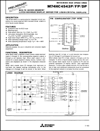 Click here to download M74HC4543P Datasheet