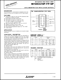 Click here to download M74HC670P Datasheet