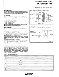 Click here to download M75189P Datasheet