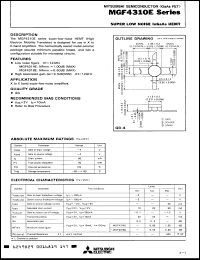 Click here to download MGF4318E Datasheet