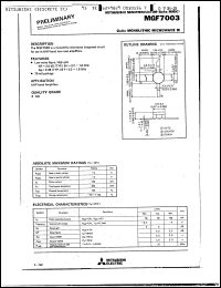 Click here to download MGF7003 Datasheet