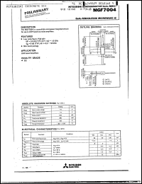 Click here to download MGF7004 Datasheet