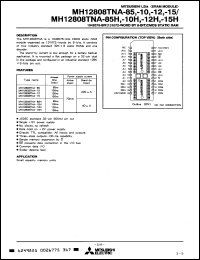 Click here to download MH12808SNA15 Datasheet