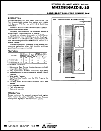 Click here to download MH12816AJZ10 Datasheet