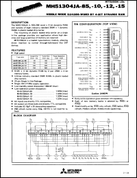 Click here to download MH51304JA15 Datasheet