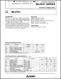 Click here to download ML2701 Datasheet