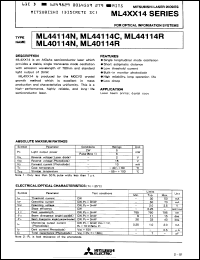 Click here to download ML44114R Datasheet