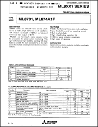 Click here to download ML8701 Datasheet