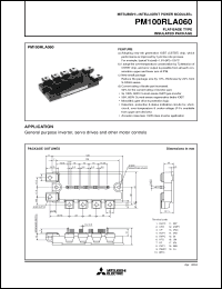 Click here to download PM100RLA060 Datasheet