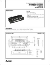 Click here to download PM150CS1D060 Datasheet