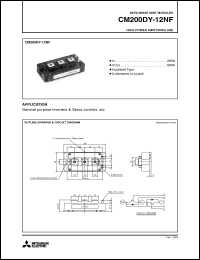 Click here to download CM200DY-12NF_09 Datasheet
