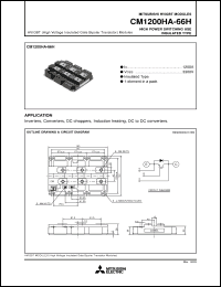 Click here to download CM1200HA-66H Datasheet