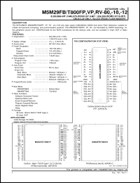 Click here to download M5M29FB800FP-10 Datasheet