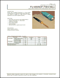 Click here to download FU-650SDF-FW41M16 Datasheet