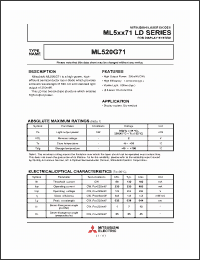 Click here to download ML520G71 Datasheet