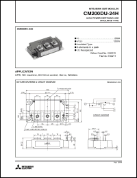 Click here to download CM200DU-24H_09 Datasheet
