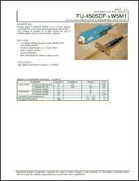 Click here to download FU-450SDF-FW5M1 Datasheet
