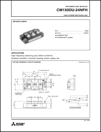 Click here to download CM150DU-24NFH Datasheet