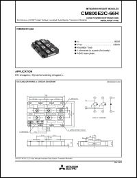 Click here to download CM800E2C-66H Datasheet